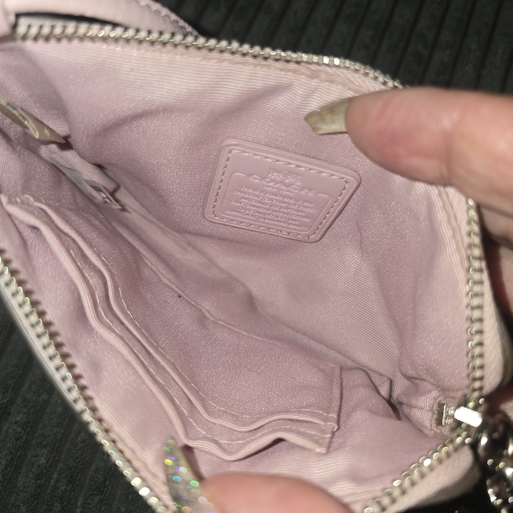 Euc Coach City Zip Top Tote in the Badlands Floral Print in midnight blue - Picture 4 of 6